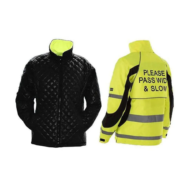 Equisafety Winter Inverno Reflective Hi Viz Riding Jackets Pink X Large Hi-Vis Barnstaple Equestrian Supplies