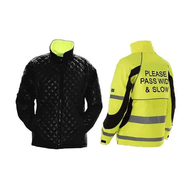 Equisafety Winter Inverno Reflective Hi Viz Riding Jackets Pink X Large Outdoor Coats & Jackets