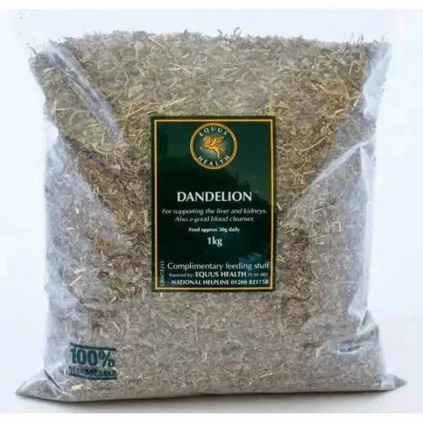 Equus Health Dandelion Leaf 1Kg Horse Supplements Barnstaple Equestrian Supplies