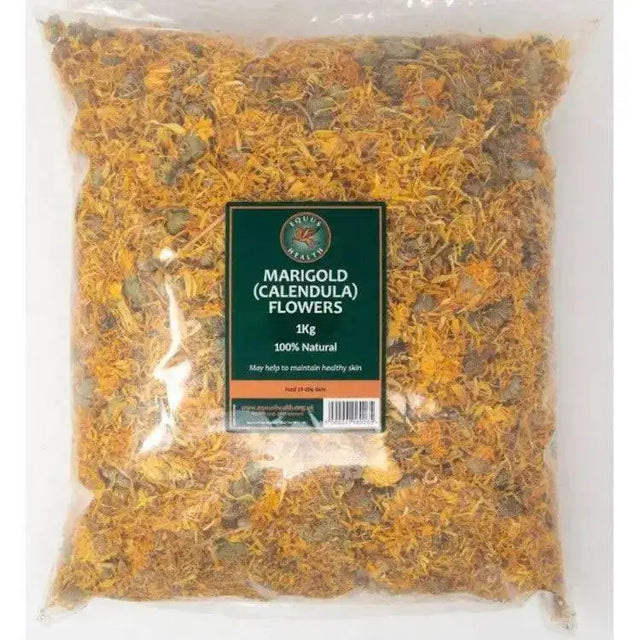 Equus health marigold clear plastic bag 1kg health marigold flowers 100 percent natural horse supplements