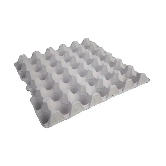 Eton fibre egg tray grey with 30 molded paper compartments made from durable grey fibre for safe egg storage