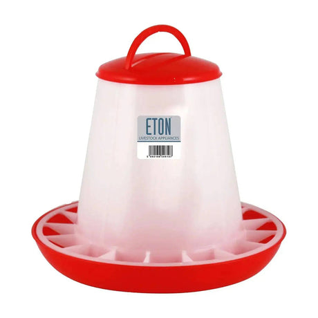 Eton TSF Poultry Feeder Red Poultry 3 Kg Barnstaple Equestrian Supplies