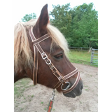 Exmoor Bridle Navy/Soft Blue Pony 