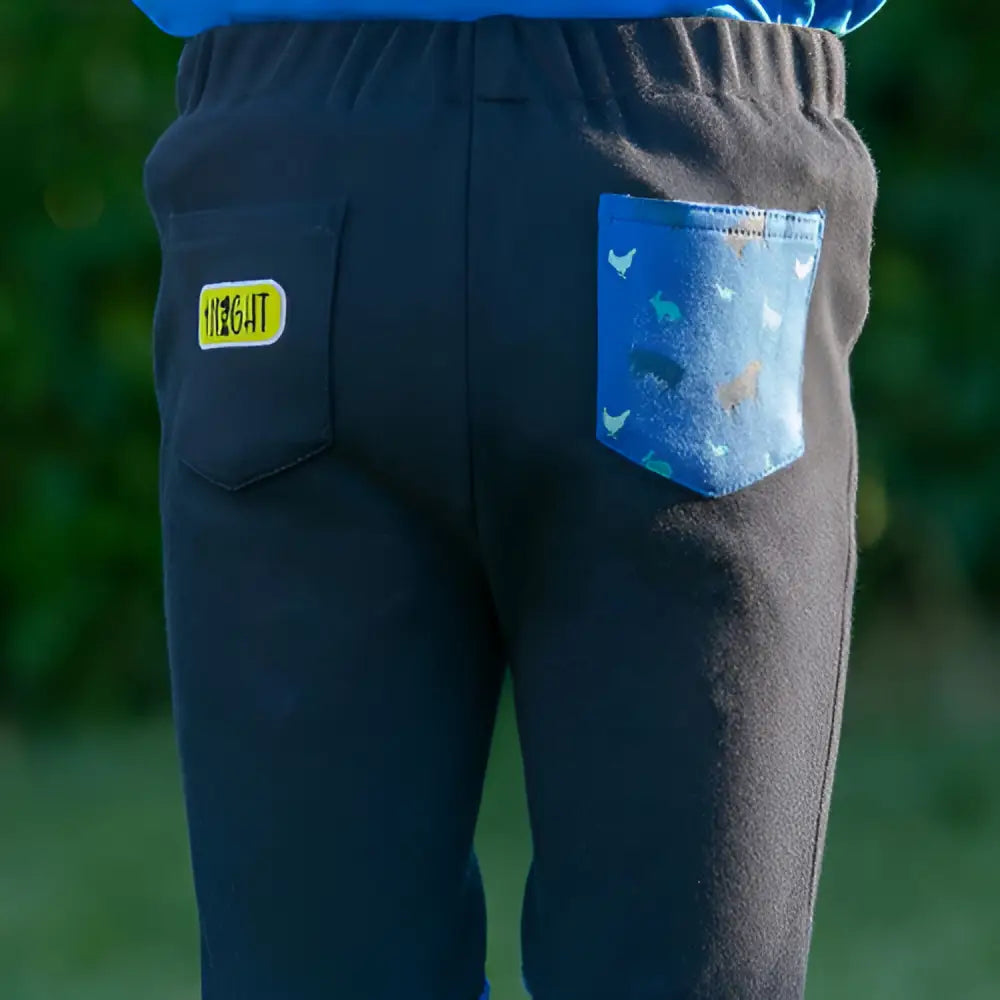 Farm Collection Tots Jodhpurs By Little Knight Navy/Cobalt Blue 3-4 Years Jodhpurs Barnstaple Equestrian Supplies