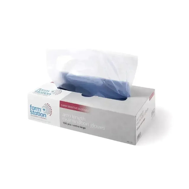 Farm Station Silktouch Disposable Arm-Length Gloves 100gLOVES Smallholder
