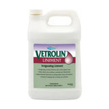 White plastic jug of farnam vetrolin liniment aromatic embrocation with green soap for soothing muscles