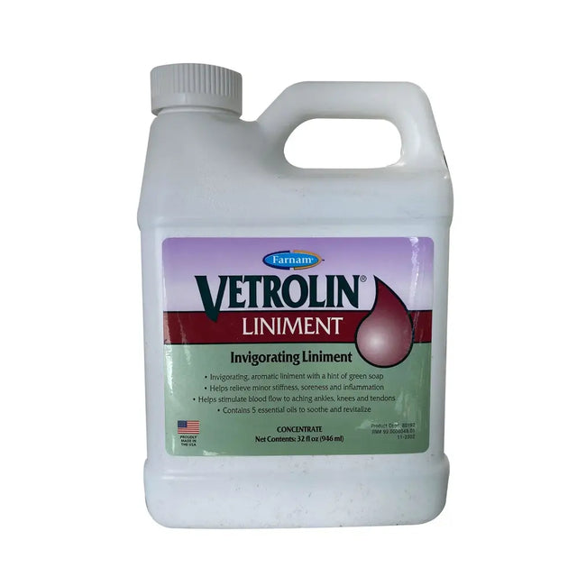 Farnam Vetrolin Liniment 946 ml Barnstaple Equestrian Supplies