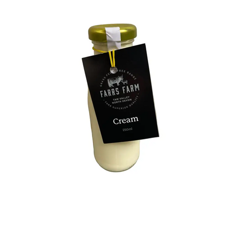 Farrs Farm Cream 250ml glass bottle Drinks