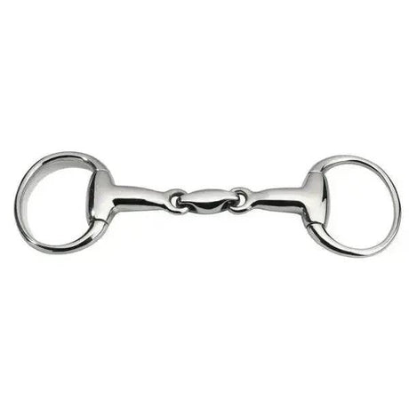 Feeling Anatomic Eggbutt Double Jointed Snaffle Bits 114 mm (4 1/2&quot;) Equi-Theme Horse Bits Barnstaple Equestrian Supplies