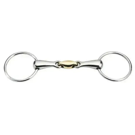 Feeling Anatomic Loose Ring Snaffle with Copper Alloy Lozenger Link 114 Mm (4 1/2&Quot;) Horse Bits Barnstaple Equestrian Supplies