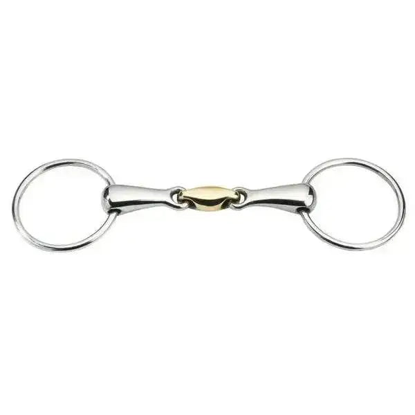 Feeling Anatomic Loose Ring Snaffle with Copper Alloy Lozenger Link 114 Mm (4 1/2&Quot;) Horse Bits Barnstaple Equestrian Supplies