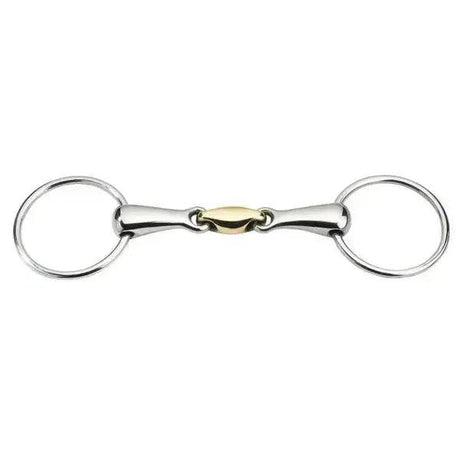 Feeling Anatomic Loose Ring Snaffle with Copper Alloy Lozenger Link 114 mm (4 1/2&quot;) Equi-Theme Horse Bits Barnstaple Equestrian Supplies