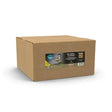 Brown cardboard box of feldy golden food balls with bird image containing 150 wild bird food pieces
