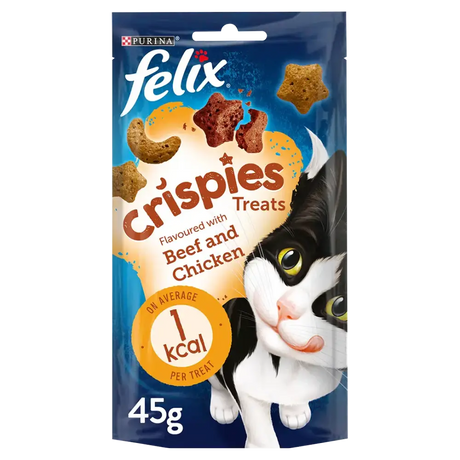 Felix Crispies Cat Treat Beef and Chicken 180g Cat Treats Barnstaple Equestrian Supplies