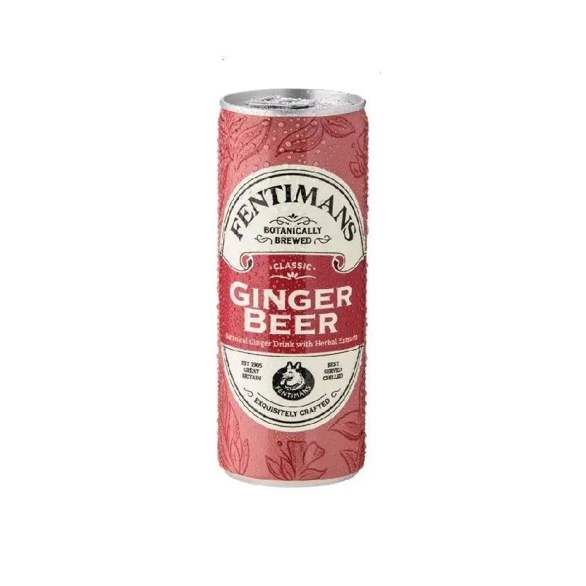 FENTIMANS GINGER BEER CAN 250ML X 12 Drinks