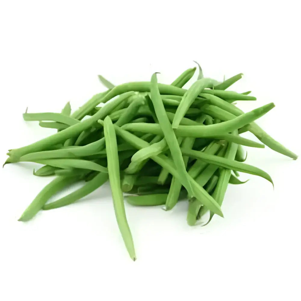 Fresh green fine beans 150g piled together perfect for cooking and healthy meals beans 150g