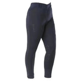 Black firefoot bankfield basic breeches with sleek form fitting design and subtle thigh branding perfect for riding