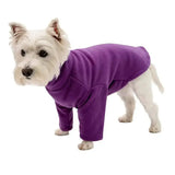 Purple firefoot fleece dog jumper made of soft polar fleece perfect for keeping your dog warm and cozy
