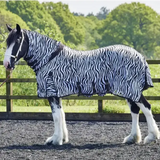 Firefoot Fly Rug Fixed Neck Zebra Print 5'6" Zebra Print Fly Rugs