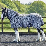 Firefoot Fly Rug Fixed Neck Zebra Print 5'6" Zebra Print Fly Rugs