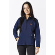 Firefoot Half Zip Top Ladies Navy/Orange Large Navy/Orange Barnstaple Equestrian Supplies