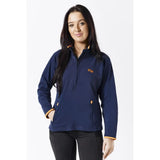 Firefoot Half Zip Top Ladies Navy/Orange Large Navy/Orange Barnstaple Equestrian Supplies