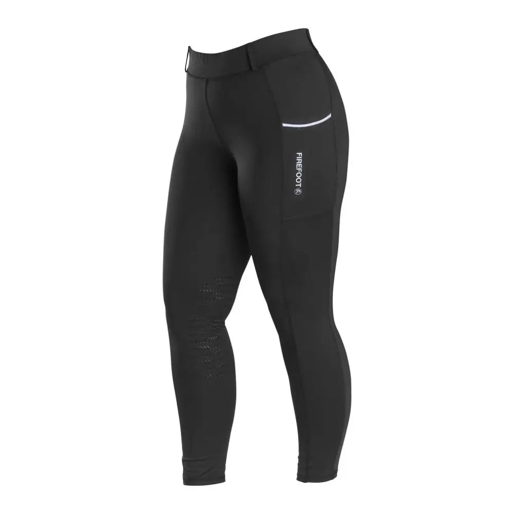 Firefoot Howden Riding Tights Ladies Black/Baby Blue 24" Black/Baby Riding Tights