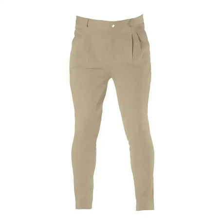 Firefoot rawdon breeches men beige slim-fit traditional mens breeches in khaki with pleats made from super feel viscose-based material