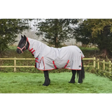 Firefoot Turnout Rug Zero Fill Fixed Neck Grey/Red 5'6" Grey/Red Turnout Rugs