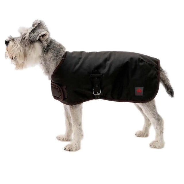 Firefoot Waxed Dog Coat 36 Cm (14") Brown Dog Coat Barnstaple Equestrian Supplies