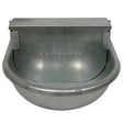 Gray metallic fisher alvin a102 drinker with hinged lid and embossed fisher branding for livestock watering