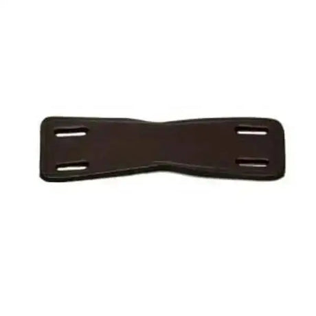 Black leather flash converters strap with four rectangular cutouts large english leather bridle accessories