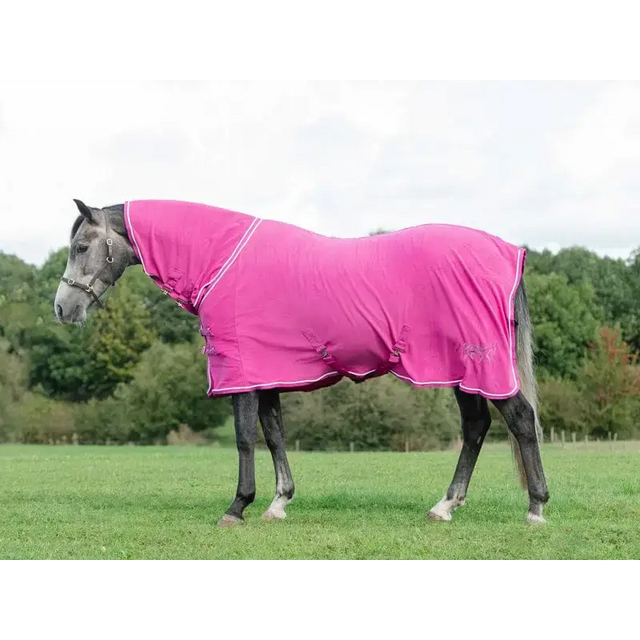Swish Fleece Rug With Neck Cover - Berry 4'3 Fleece Rugs