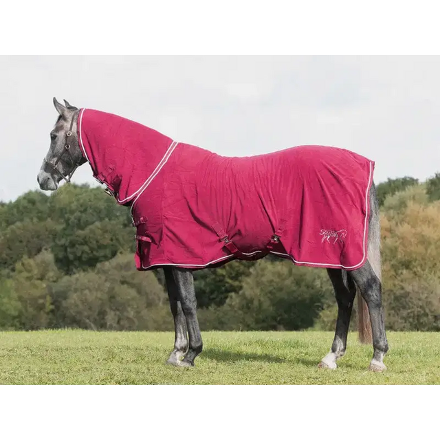 Swish Fleece Rug With Neck Cover - Burgundy 4'3 Fleece Rugs