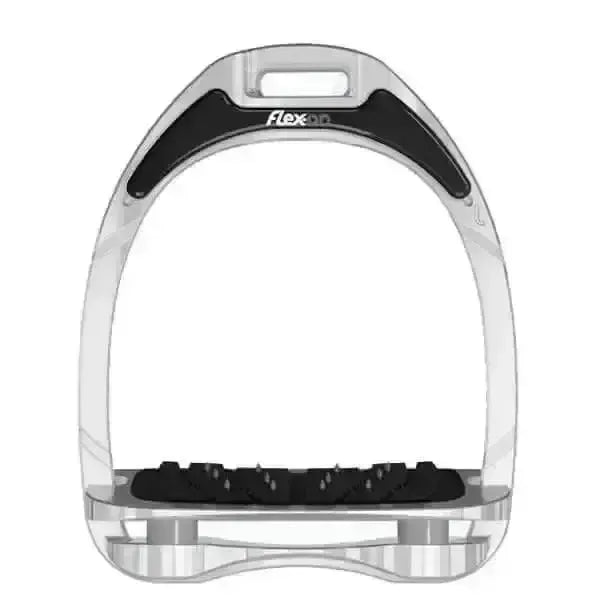 Flex-On Aluminium Stirrups Inclined Footbed AluMiniumgrey Stirrups