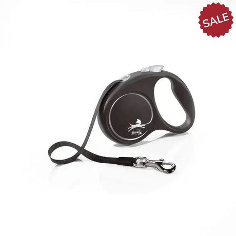 Flexi Black Design Tape Black 5 m Black Dog Lead