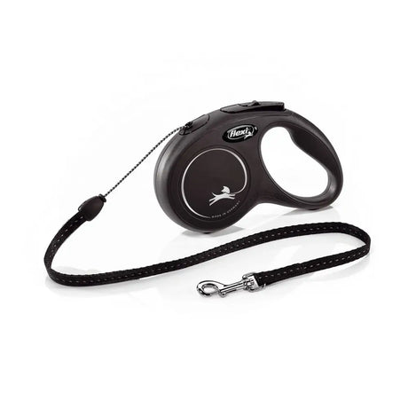 Flexi New Classic Cord Black 3 M Black Dog Lead Barnstaple Equestrian Supplies