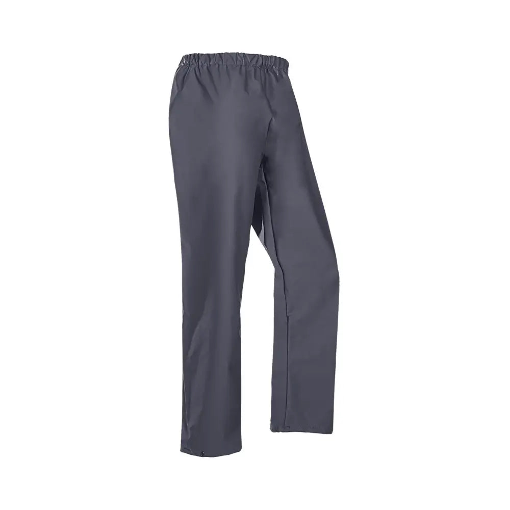Dark gray flexothane classic rotterdam trousers navy with elastic waist and water-resistant straight-leg fabric