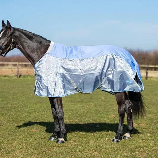 Swish Fly Turnout Combination Rug - Cornflower 4'3 Waterproof Fly Rugs