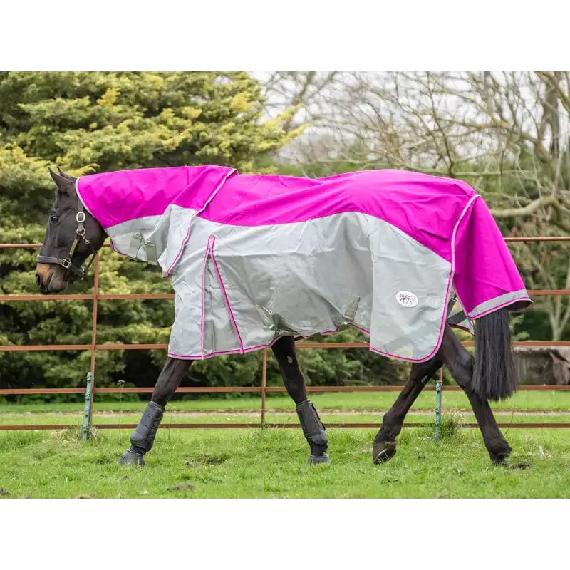 Swish Fly Turnout Combination Rug - Mulberry 4'3 Waterproof Fly Rugs