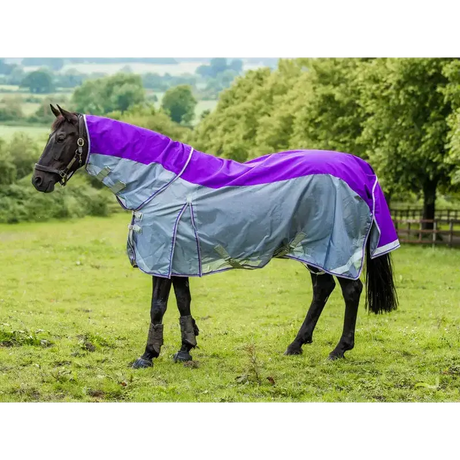 Swish Fly Turnout Combination Rug - Purple 4'3 Turnout Rugs
