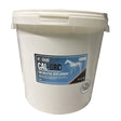 White plastic bucket of foran equine cal-gro pellets for skeletal development containing 15kg horse feed