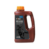 Brown plastic bottle with orange cap and black horse label for foran equine ost-o-flex horse hormonal supplements