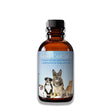 A brown glass bottle with black cap labeled perna colcal d liquid calcium and vitamin d supplement by form nutrition perna