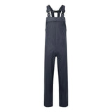 Dark navy blue fort airflex bib waterproof overalls with adjustable straps offering water-resistant breathability for milking parlour use
