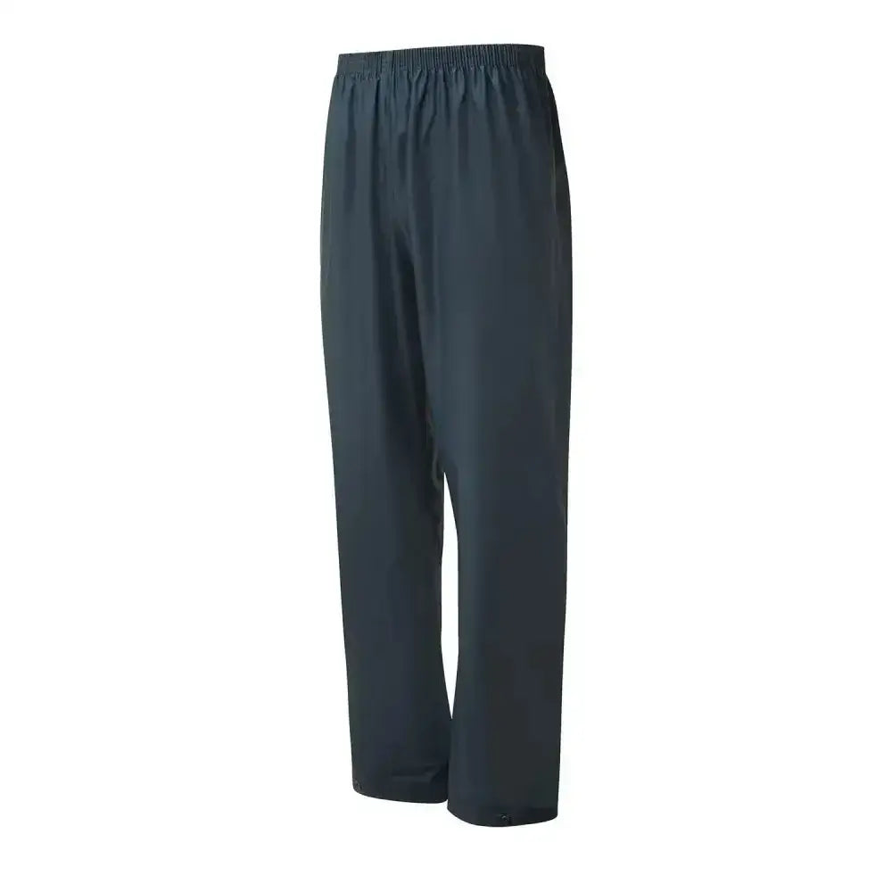 Dark gray loose-fitting fort airflex trouser with elastic waistband breathable over-trousers for comfort