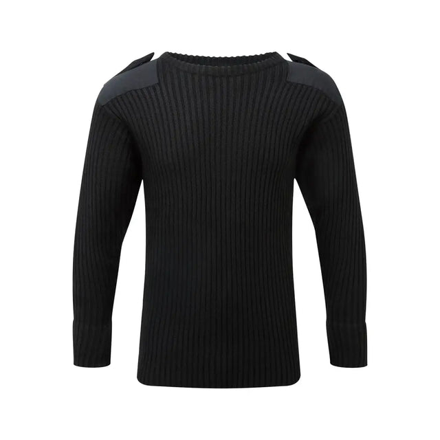 Fort Crew Neck Combat Jumper Black Large Black Barnstaple Equestrian Supplies