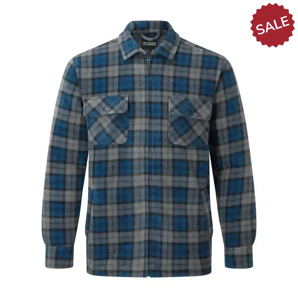 Fort Portman Shacket Navy Blue Large Navy Blue Workwear