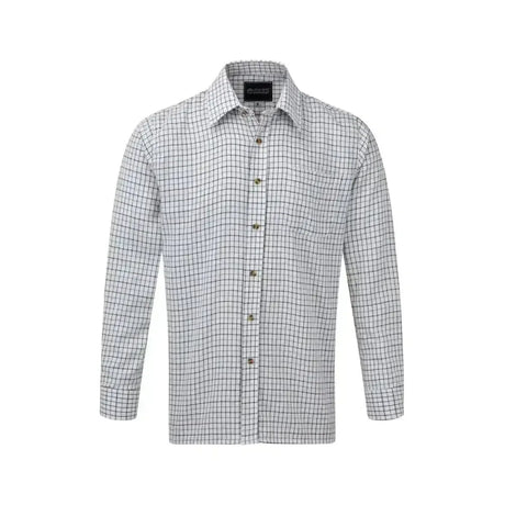 Fort Tattersall Shirt Blue Large Blue Workwear