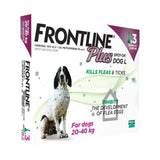 Frontline Plus Large Dog (20 - 40kg) 3 Pipette Flea Treatments